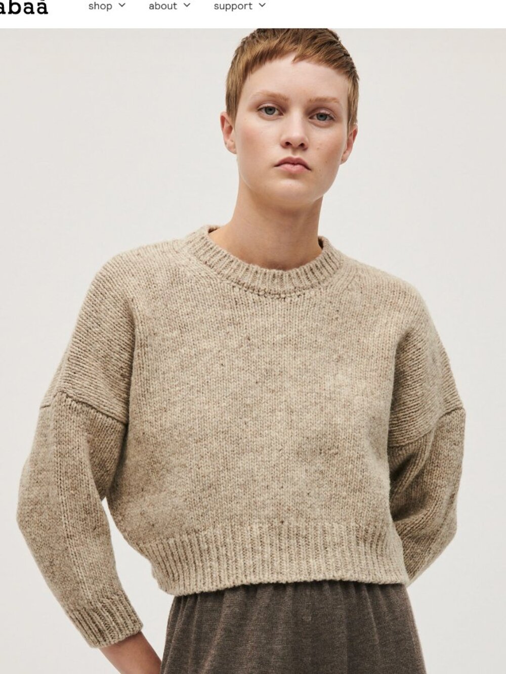 babaa jumper no61 mist - Picture 3 of 17